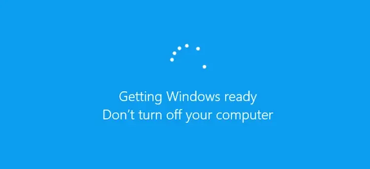 نحوه رفع خطای preparing to configure windows نحوه رفع خطای preparing to configure windows